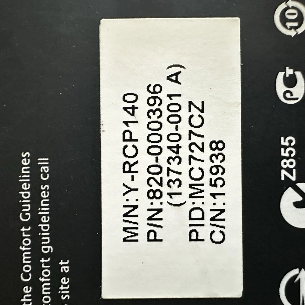 Logitech Wave Y-RCP140 CANADA310 Cordless Keyboard Only No Reciever Tested Works